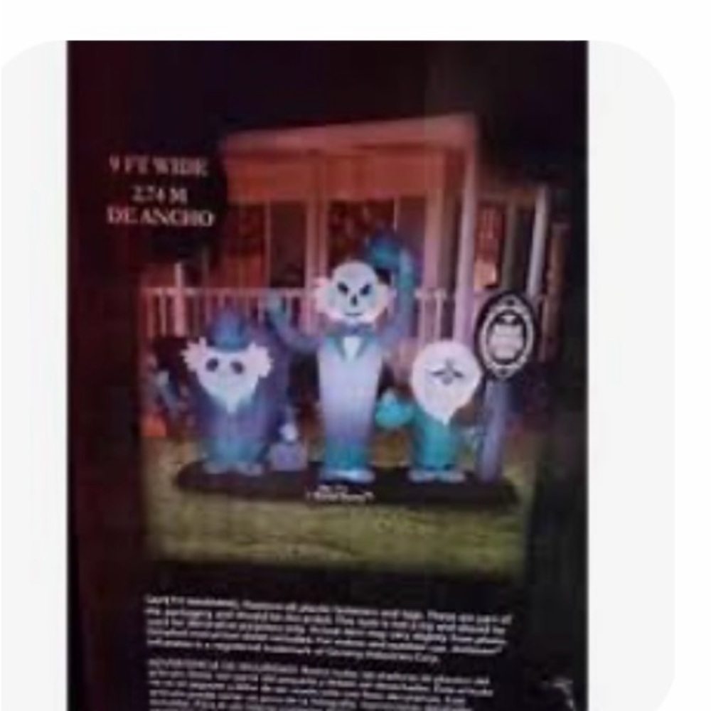 Haunted Mansion inflatable. Brand new still in box
